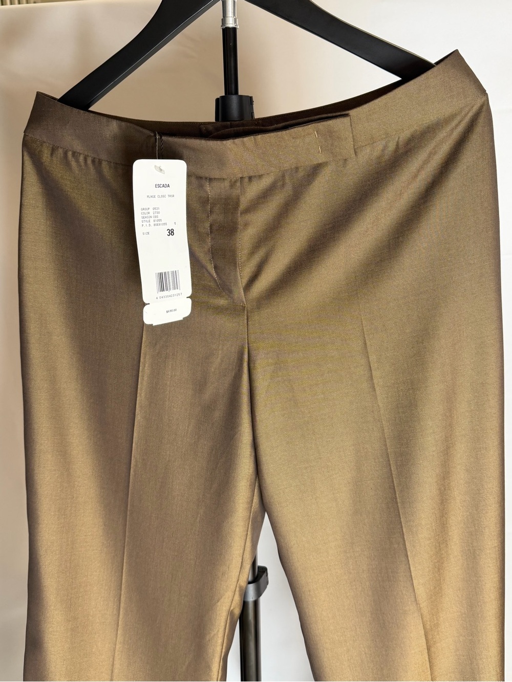 Escada Brown Tailored Dress Pants